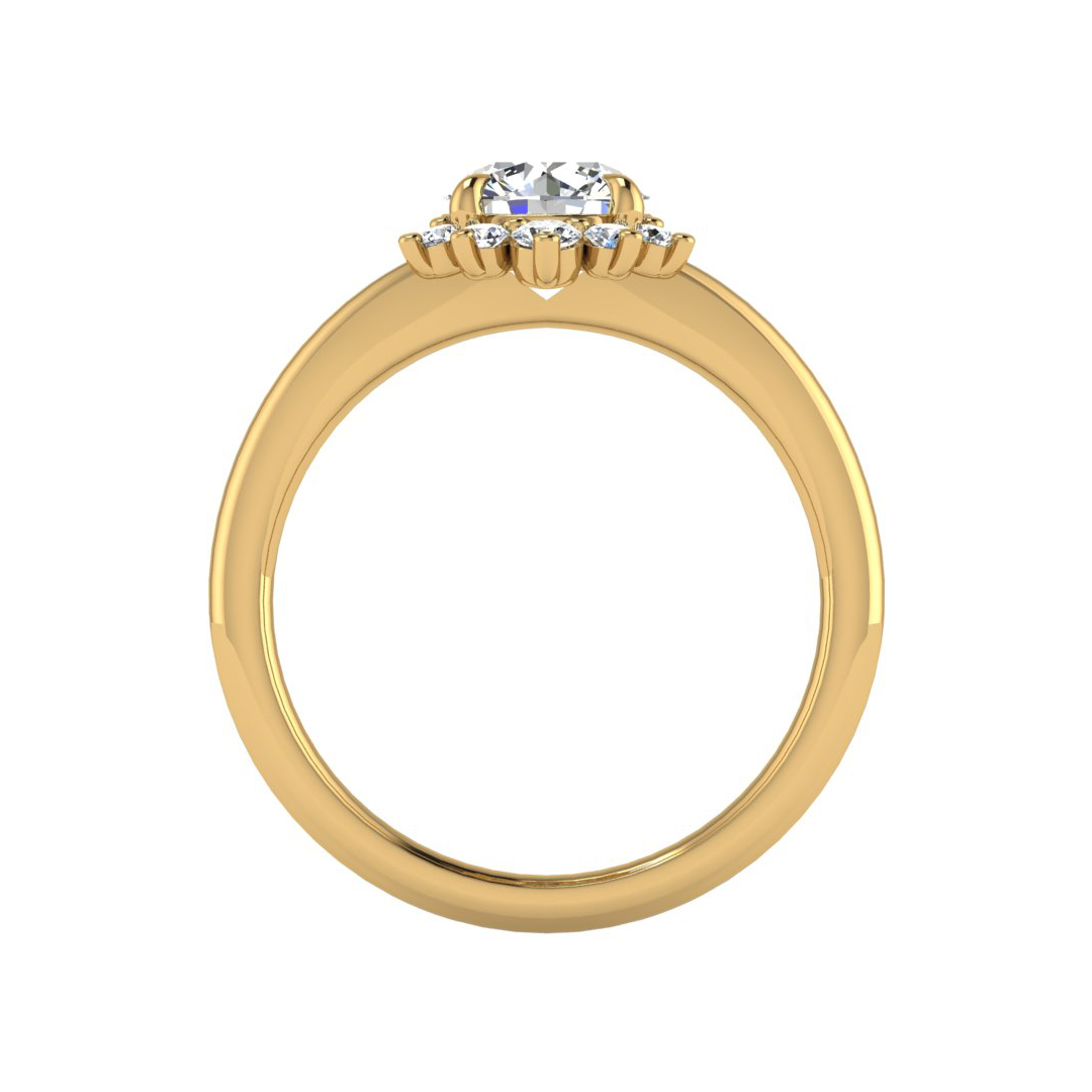 Tatum Halo Engagement Ring